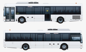 Creative Bus Design Vector Material Png - Side Of A City Bus