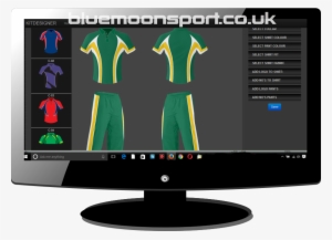 Design Your Own Cricket Kit - Monitor Vector