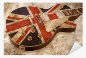 Pixerstick-klistremerke Grunge Brit Popgitar • Pixers® - 'royal Rs 94813 Sticker For Samsung Galaxy Tab 4 10.1