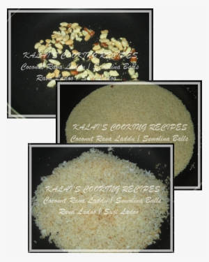 Steps To Make Coconut Rava Laddu - Beige