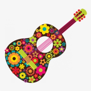 Ukulele Clipart Gitar - Guitare Hippie