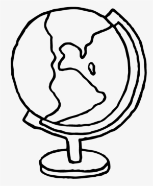 Simple At Getdrawings Com Vector Black And White Library - Draw A Simple Globe