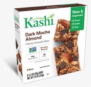 Package Shot For Kashi® Chewy Granola Bars, Dark Mocha - Kashi Dark Mocha Almond Chewy Granola Bars
