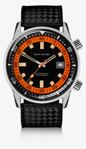 1970 Automatic Diver Compressor - Dan Henry 1970 Orange Watch