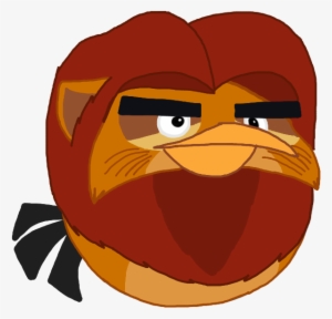 Illustration Of Lion King Carton Vector - Angry Birds Lion King