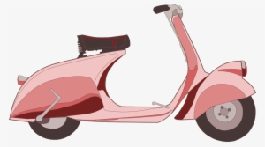 Scooter Vector Vespa - Vespa Pink Png