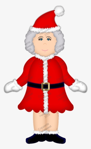 Image Black And White Library Claus By Hellasweet On - Mrs Claus Png
