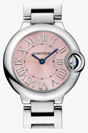 Cartier Ballon Bleu 28mm Womens Luxury Watch W6920038 - Cartier Ballon De Bleu Pink Face