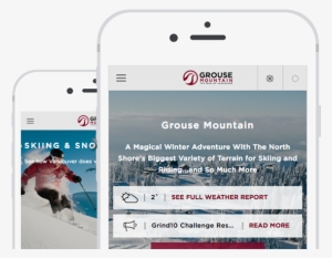 grouse mountain mobile ecommerce - grouse mountain