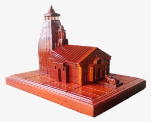 Wooden Kedarnath Temple - Scale Model