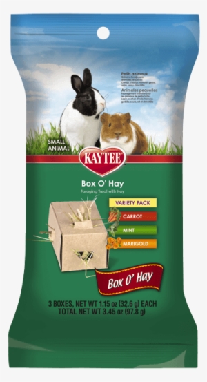 Kaytee Box O' Hay Variety Pack Carrot, Mint, And Marigold