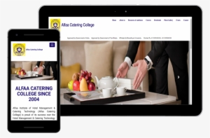 Alpha Catering College - Web Page