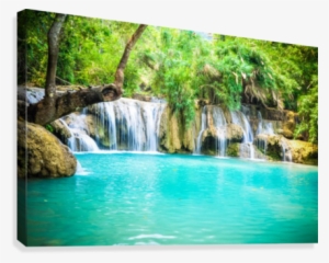 Luang Prabang Waterfalls Canvas Print - Luang Prabang District