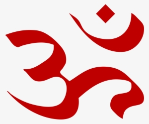 Aum-red - Svg - Hindu Symbols For Death