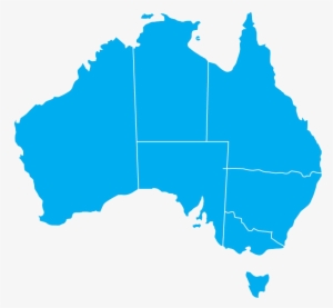 Australia Transparent Background - Free Vector Map Australia