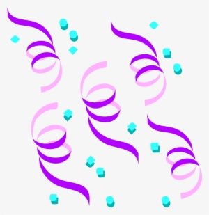 Party Clipart Swirl - Confetti Clip Art