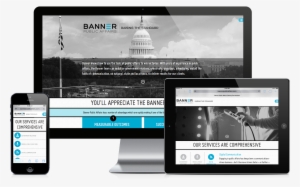 Banner Public Affairs Responsive Website Design & Development - Design