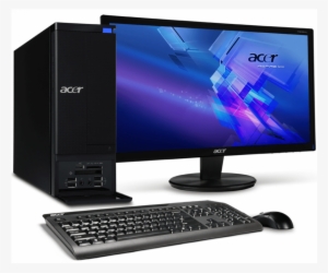 Acer Desktop Acer Desktop - Desktop Computer Image Png