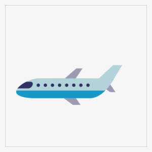 Aircraft Vector Blue Airplane - Cartoon Airplane Png