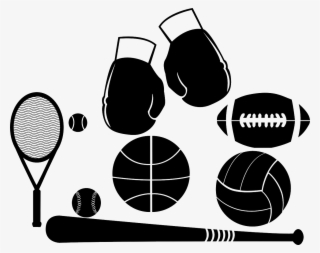 Sports Game Sporting Goods Ball Martial Arts - Sports Png Black And White