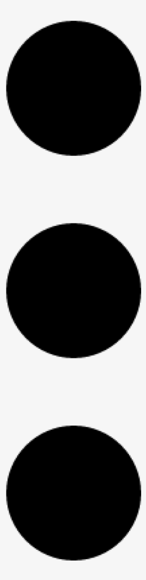 Show More Button With Three Dots Vector - Three Vertical Dots Icon