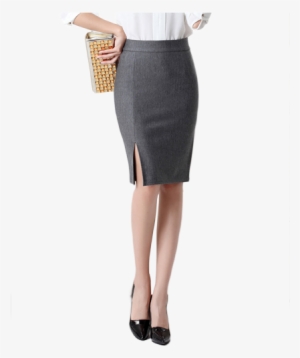 Ladies High Waist Pencil Skirt Royalty Free Stock - Canchic.com With Magic Pc Hair Lady Band Roller Tool