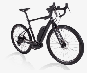 Raleigh Mustang E Bike Png With Shadow Front View - Synapse Black Inc Disc