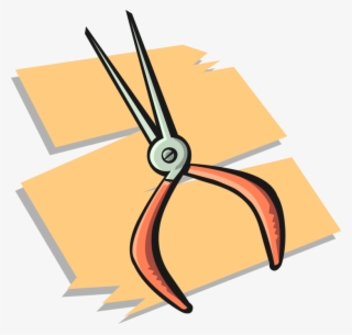 Needle Nose Pliers Royalty Free Vector Clip Art Illustration - Vector Graphics