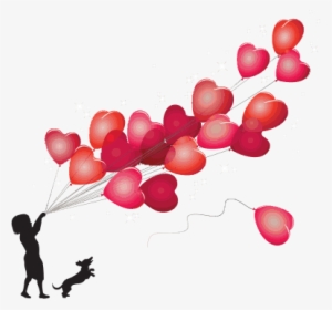 With Love We Are Going To Present This Trick To Everyone - Love Balloons Images Png