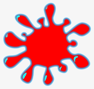 Picture Free Stock Red Clip Art At Clker Com Vector - Splash Clip Art