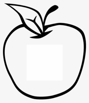 Apple Clipart Black And White Png Collection - Color Worksheet For Apple