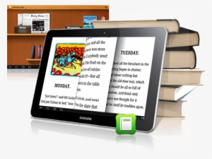 E-books Png Download Image - Ebook Tablet Png