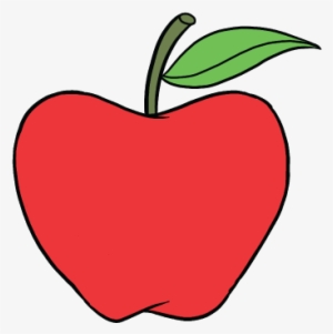 apple tree drawing - apple drawing easy