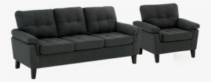 Image For Fabric Sofa And Armchair Set - Couch