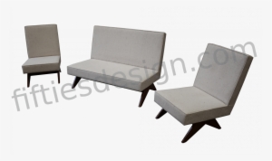 Pierre Jeanneret Sofa Set - Chair