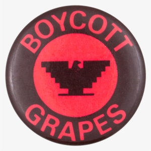 Boycott Grapes Red And Black