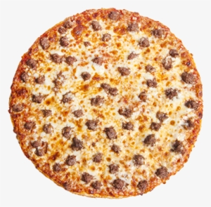 Single Topping Pizza - Pizza From Top Png