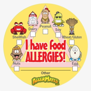 Food Allergy Stickers For Kids Allergy Stickers For - Allergy Sticker