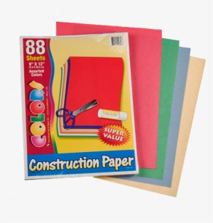 Darice Construction Paper Pack Assorted Colors 9" X