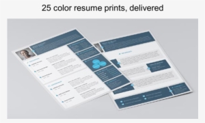Color Resume Prints - Résumé