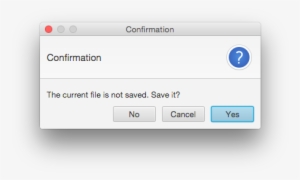 asking yes/no/cancel confirmation - javafx
