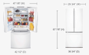 Samsung Refrigerators Rf221nctaww Features - Samsung Rf220nctaww/aa 30" Width French Door Refrigerator