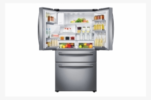 Picture 1 Of - Samsung Rf25hmedbsr/aa 33 Inch Wide 4 - Door Refrigerator