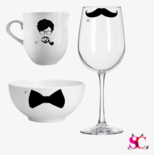 Sexy Extras Set - Fineware 50 Sips Of Red - Funny Wine Glass - 16 Ounce