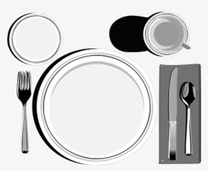 Astonishing Place Setting Free Pictures Best Image - Table Setting Clipart Png