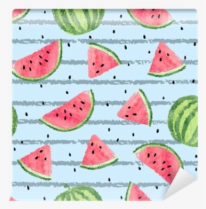 Seamless Watermelon Pattern - Watermelon Wallpaper Watercolor