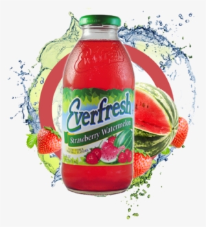 100% Juice Strawberry Watermelon - Everfresh Juice Blend Cocktail, Cranberry Apple - 32