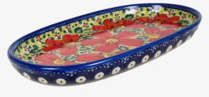 Oval Serving Dish - Pottery