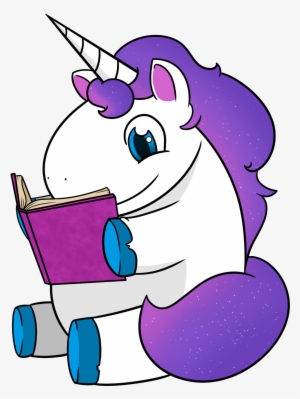 Unicorn Reading A Book