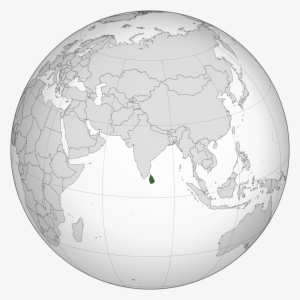 India Map In Globe